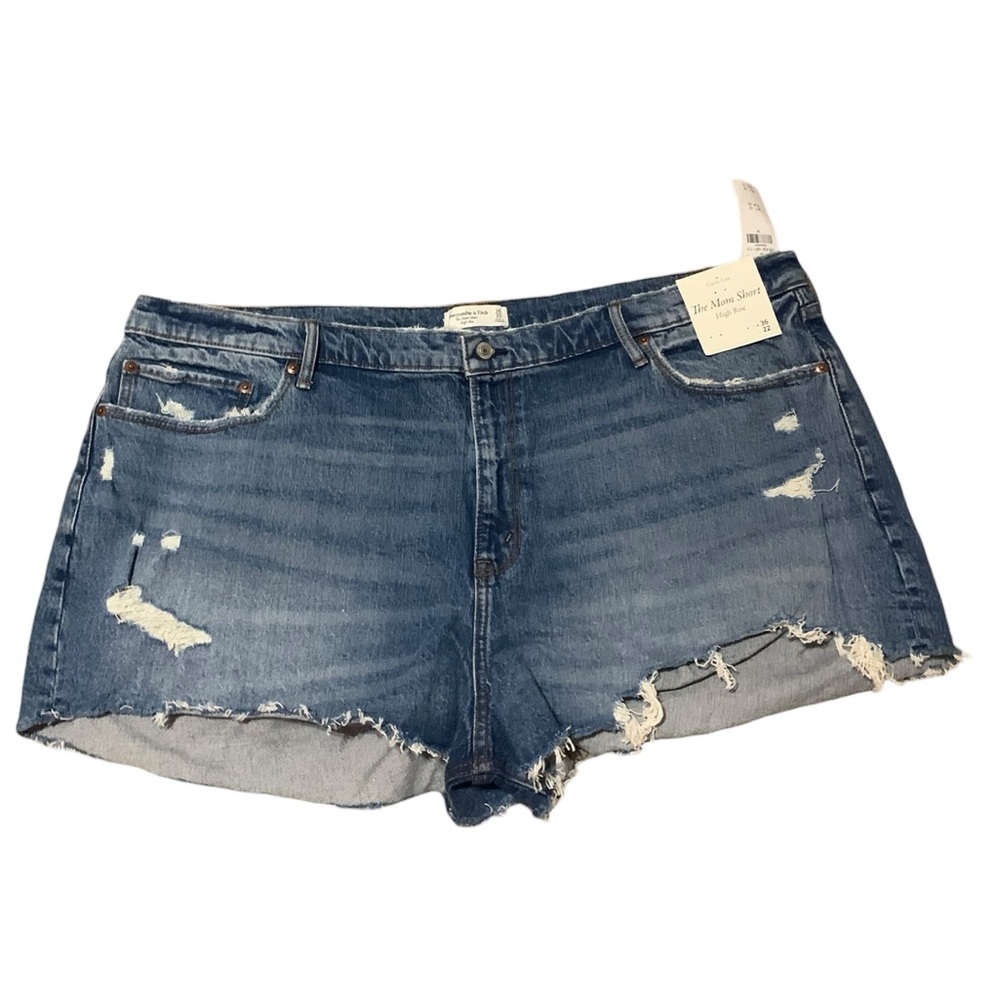 Abercrombie & Fitch the high rise mom short size 22 NWT